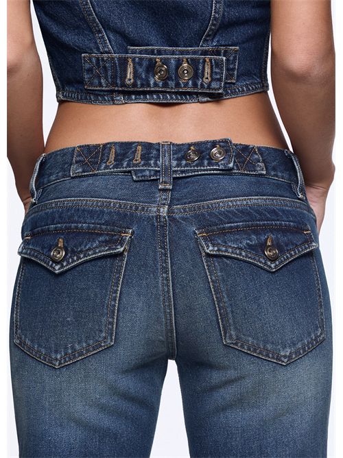Jeans bootcut a vita bassa LIU JO | UF6516D0398/79158